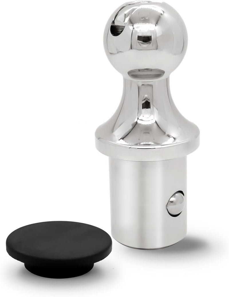 FHRHRY 60601 Puck System Gooseneck Hitch Ball, Compatible with 2013-2025 Dodge RAM 2500 3500, 2-5/16 Inch Gooseneck Ball for Truck Bed with a Replacement Gooseneck Hitch Cap | 30000 lbs GTW/ 7500 lbs VTW - Image 1
